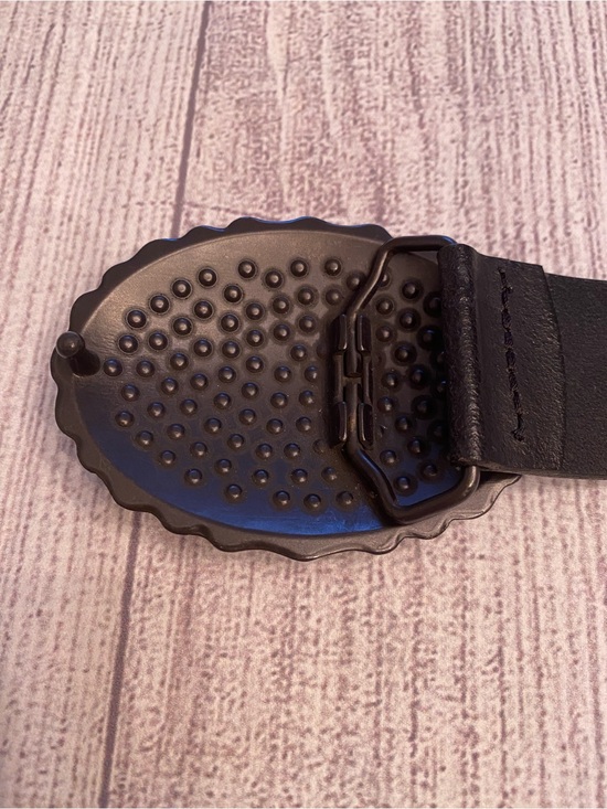 Black Jeweled Leather Belt - Women Accessories main image 9